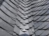 slate roof of an new mansion