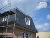 slate roof of an new mansion