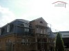slate roof of an new mansion