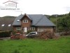slate roof of a large family home